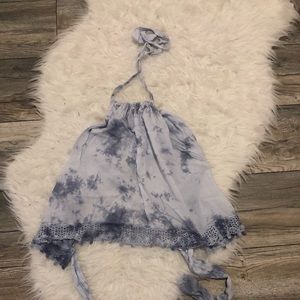 Tie dye halter top
